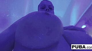 The sexy blonde wrestler says, Watch me use these toys on my ass and pussy!