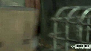 Tied Up Babe Punished Hard in Garage