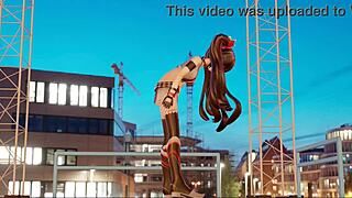 Blabla Enjoys Wild Fun with Favorite Fan