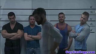 gaysex orgy with muscular hunks sucking cocks and anal fucking