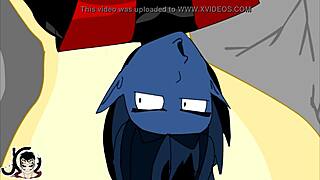 Nightcrawler's Hilarious Teleport Fail Blooper in Cartoon Anime