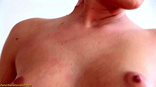 Bald Head Luca Bella Stuns in Hot Latex Corset Outfit