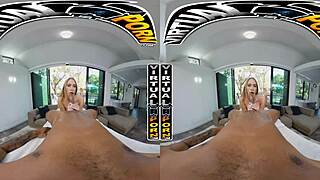 i give khloe kapri a pov massage with small tits and big black cock for happy ending