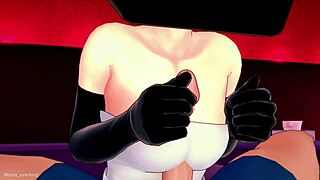 Girlfriend ready to fuck with enderman mask in love hotel, uncensored?