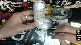 Time to finish painting this little grey alien dildo art