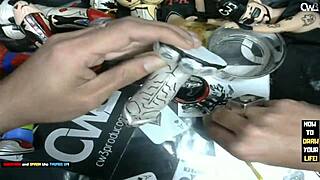 Time to finish painting this little grey alien dildo art