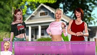 Summer In The City 01: Kissing Hot Blonde Lesbian Best Friend