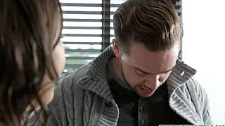 Jade Amber Rides Step Bro’s Big Cock Hard