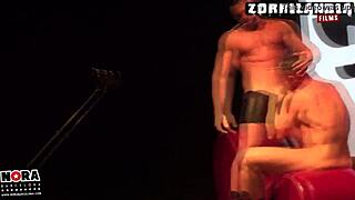 Gay Power with European Spanish Pornstar Blowjob Action