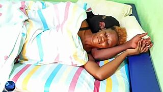 Beautiful Young Woman Fucks Huge Black Cock In Living Room, Rides Him Until He Cums Uncontrollably.