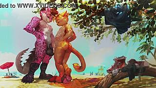Gay furry compilation with frottage