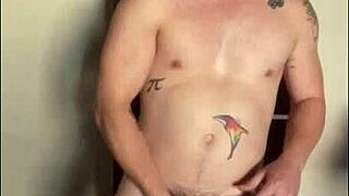 Twink Strokes His Monster Cock In The Sunlight