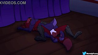 in the gay scene, foxy and bonnie engage in monster cock sex with big cocks