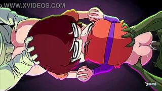 mystery bang unfolds as cartoon characters dive into a wild orgy scene