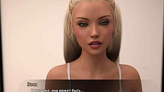 Beautiful girlfriend’s big nipples and big tits in 3D cartoon