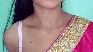 Indian Village Bhabhi In Sari Enjoys Licking Pussy
