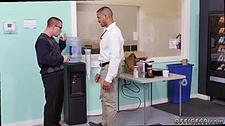 gay office sex story unfolds in a sexual class setting