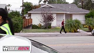 edible aubrey, horny meter maid, gets pounded by alex legend now