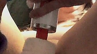 blindfolded wife, mature and old, masked submissive amateur, feeling nervous 😏