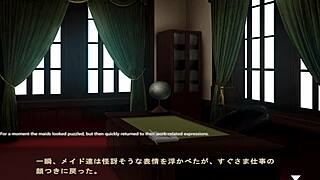 The maid says, take my big tits and cum in my mouth.