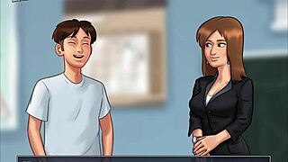 i'm playing summertime saga episode 213 with milfs