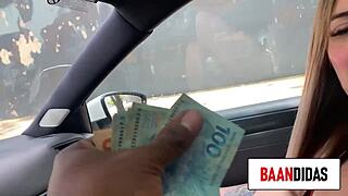 Indecent Proposal on Brazil Streets as Hot Blonde Brazilian Slut Fucks Easily