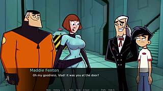 danny phantom amity park part 9 brings rough hentai action with redhead's big tits