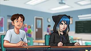 i'm playing summertime saga episode 213 with milfs