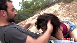 Oh My God, Latina Nasty Babe Fucking Guy On Lane Side With Anal And Facial!