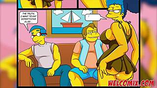 the best butt scenes from simptoons simpsons adult cartoon