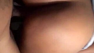 young amateur ebony babe bounces hard on massive bbc