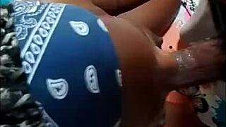 Stepsister almost got caught sucking my huge cock in her room