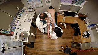 Are you ready for shy teen 18+ Lainey’s gyno exam at Doctor Tampa’s clinic?