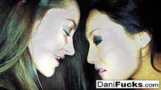 Dani's First Anal Session With Brunette Lesbian Partner