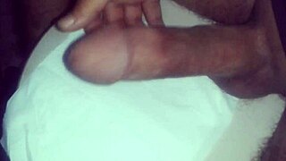 Shaved Dick Masturbating In Bathroom