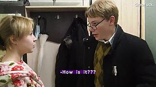 why not dive into that muff and lick her pussy before doggystyle?