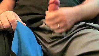 Mycock4u2see enjoys jerking and cumming on the train!