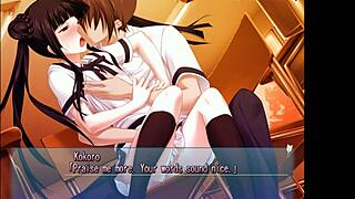 In Majikoi S, Kokoro H1 shares a tender kissing moment