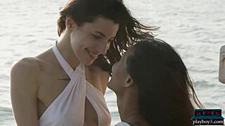 Petite Asian Maki Katana on Boat Adventure