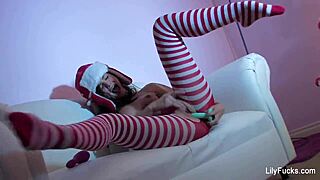 Lily Carter celebrates Christmas with a special solo performance.