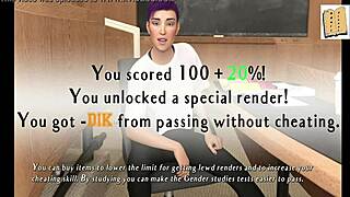 what's behind the erotic blonde in this big tits anime game route 15?