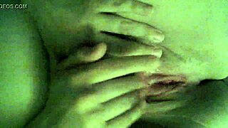 girlfriend intensely fingering her wet shaved pussy to orgasm