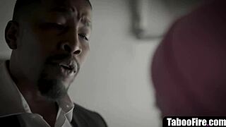 teen brunette fucks bbc to save her close friend