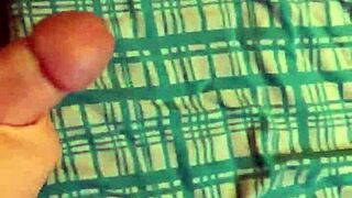 young twink’s evening solo play and cum in bedroom after gay clips