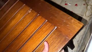 steamy bathroom sex with hookah smoke and naughty pissing