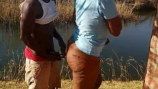 hey, check lilpuddingbowls getting wild with hardcore outdoor action, man