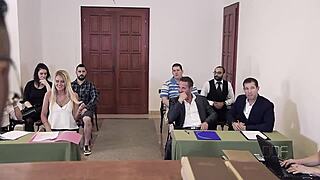 I can't believe the judge ordered hot group sex and DP for justice