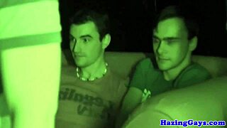 Whoa! Twinks in Dorm Hazing Spill Cum Everywhere!