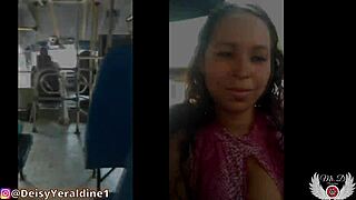 Latina Deisyyeraldine Masturbates Publicly At Mall Showing Big Ass For Strangers To Fuck