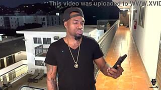 Nick Danger Rides Big Black Cock Bareback in Lingerie